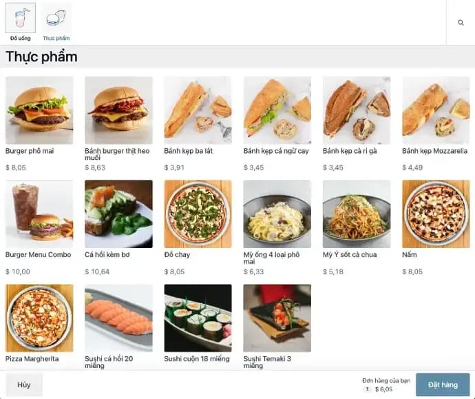 Khách tự gọi món và thanh toán trên Kiosk ADO F&B